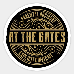 At The Gates Vintage Ornament Sticker